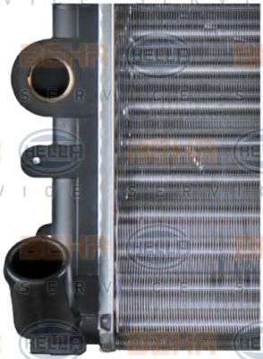 Радиатор, охлаждение двигателя BEHR HELLA SERVICE 8MK376717451