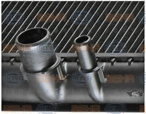 Радиатор, охлаждение двигателя BEHR HELLA SERVICE 8MK376717594