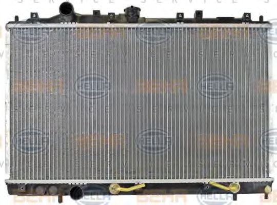 Радиатор, охлаждение двигателя NRF 27598