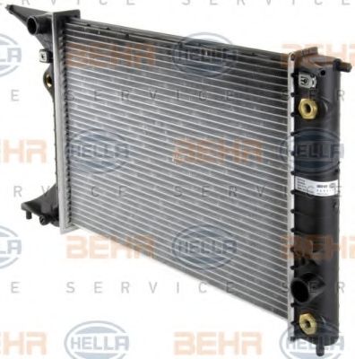 Радиатор, охлаждение двигателя BEHR HELLA SERVICE 8MK376718651