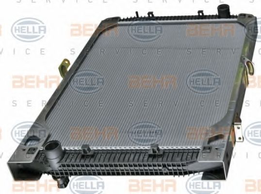 Радиатор, охлаждение двигателя BEHR HELLA SERVICE 8MK376721581