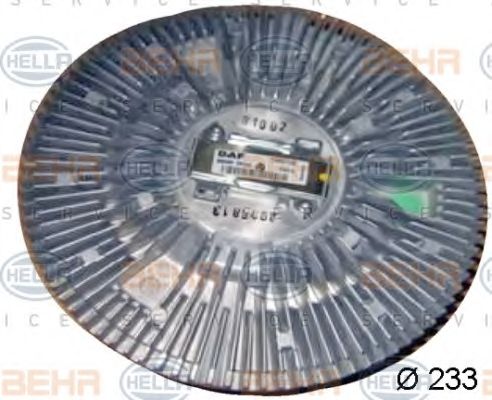 Сцепление, вентилятор радиатора BEHR HELLA SERVICE 8MV 376 730-661