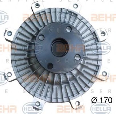 Сцепление, вентилятор радиатора BEHR HELLA SERVICE 8MV 376 734-261