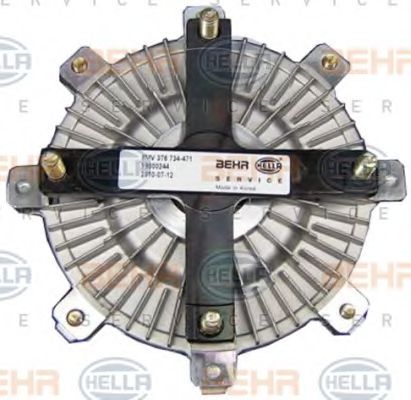 Сцепление, вентилятор радиатора BEHR HELLA SERVICE 8MV376734471