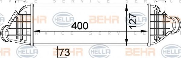 Интеркулер BEHR HELLA SERVICE 8ML 376 746-651