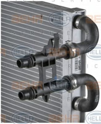 Низкотемпературный охладитель, интеркулер BEHR HELLA SERVICE 8MK376754111