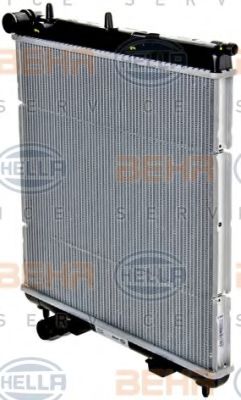 Радиатор, охлаждение двигателя BEHR HELLA SERVICE 8MK376754471