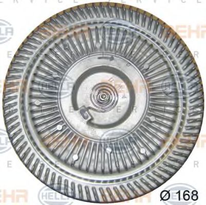 Сцепление, вентилятор радиатора BEHR HELLA SERVICE 8MV 376 757-641