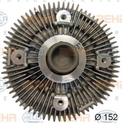 Сцепление, вентилятор радиатора BEHR HELLA SERVICE 8MV 376 757-651