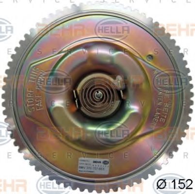 Сцепление, вентилятор радиатора BEHR HELLA SERVICE 8MV376757651