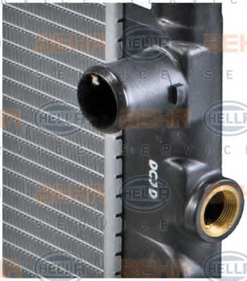 Радиатор, охлаждение двигателя BEHR HELLA SERVICE 8MK376762541