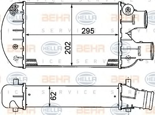 Интеркулер BEHR HELLA SERVICE 8ML 376 776-271