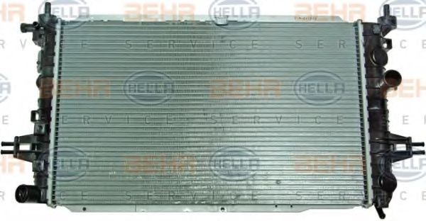 Радиатор, охлаждение двигателя BEHR HELLA SERVICE 8MK376790021