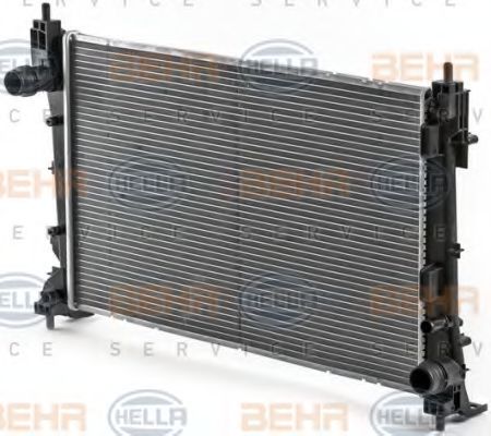 Радиатор, охлаждение двигателя BEHR HELLA SERVICE 8MK376900201