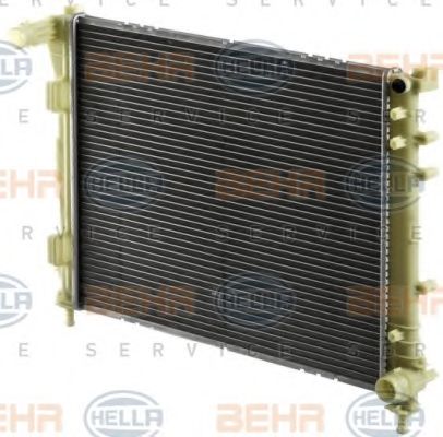 Радиатор, охлаждение двигателя BEHR HELLA SERVICE 8MK376900211