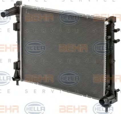 Радиатор, охлаждение двигателя BEHR HELLA SERVICE 8MK376900291