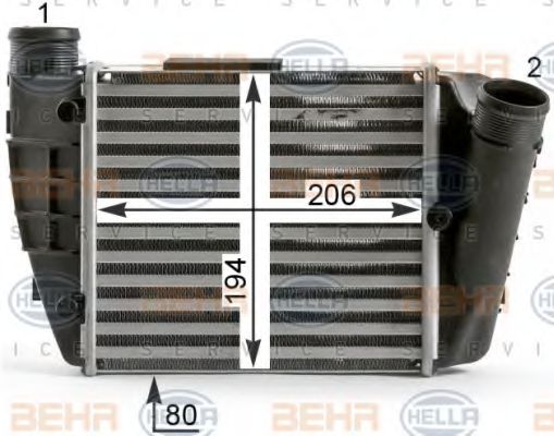 Интеркулер BEHR HELLA SERVICE 8ML 376 900-391