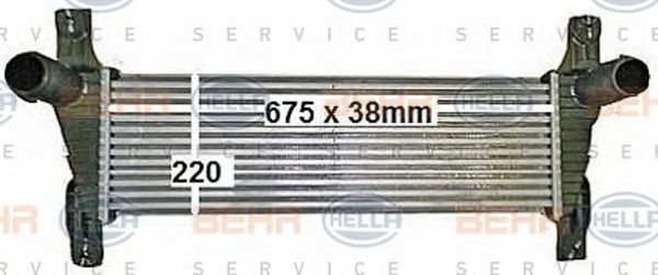 Интеркулер BEHR HELLA SERVICE 8ML 376 900-601
