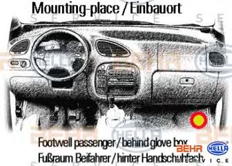 Вентилятор салона BEHR HELLA SERVICE 8EW009100151