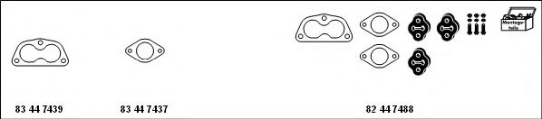 Система выпуска ОГ HJS MT-MA102