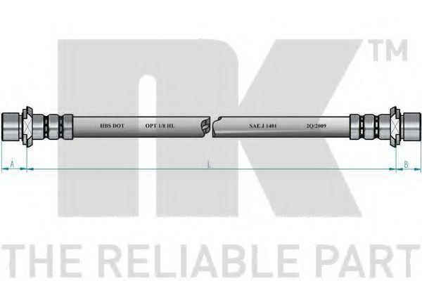 Тормозной шланг NK 8545183