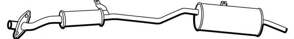 Глушитель выхлопных газов конечный DESCAM 060702