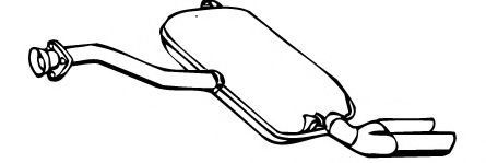 Глушитель выхлопных газов конечный EBERSPÄCHER 10456