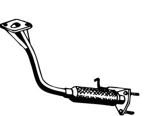 Труба выхлопного газа FONOS 18123