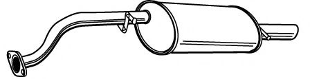 Глушитель выхлопных газов конечный FONOS 617613
