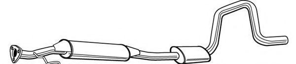 Средний глушитель выхлопных газов FONOS 614209