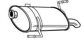 Глушитель выхлопных газов конечный FONOS 615800