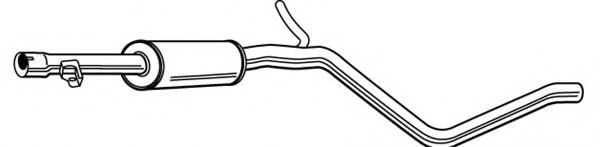 Средний глушитель выхлопных газов FONOS 611934