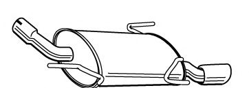 Глушитель выхлопных газов конечный FONOS 617982