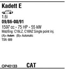 Система выпуска ОГ FONOS OP40133