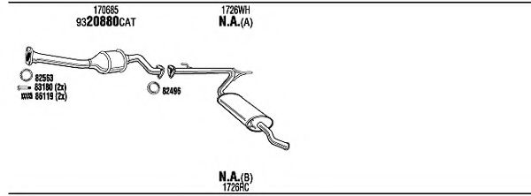 Система выпуска ОГ FONOS PET17923