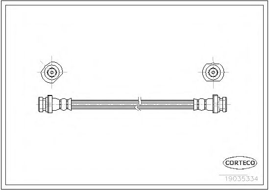 Тормозной шланг CORTECO 19035334