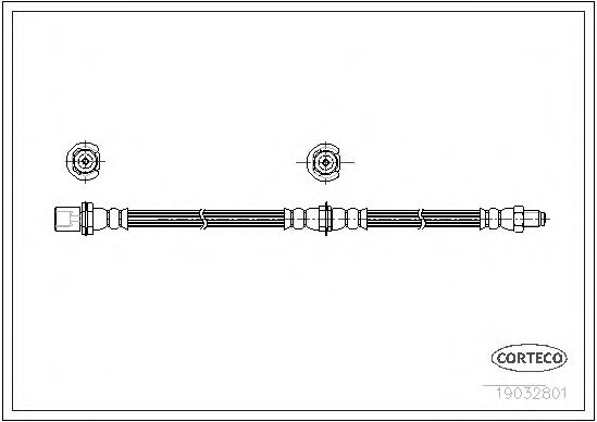 Тормозной шланг ROULUNDS RUBBER 73541