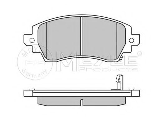 Комплект тормозных колодок, дисковый тормоз MEYLE 23089