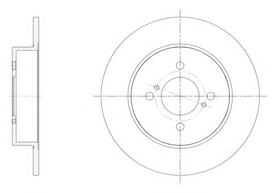 Тормозной диск REMSA 61537.00