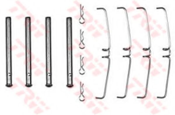 Комплектующие, колодки дискового тормоза TRW PFK104