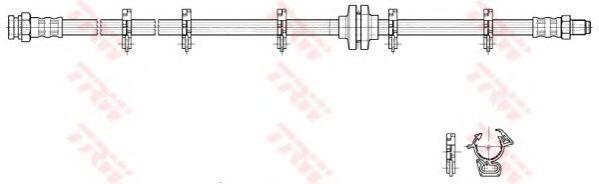 Тормозной шланг TRW PHB225