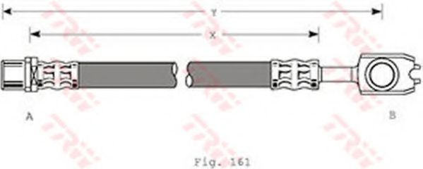 Тормозной шланг TRW PHD351