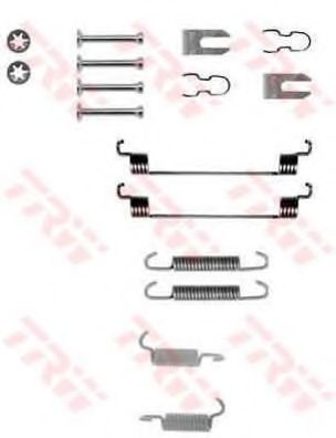 Комплектующие, тормозная колодка TRW SFK317