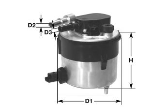 Топливный фильтр CLEAN FILTERS DNW2504