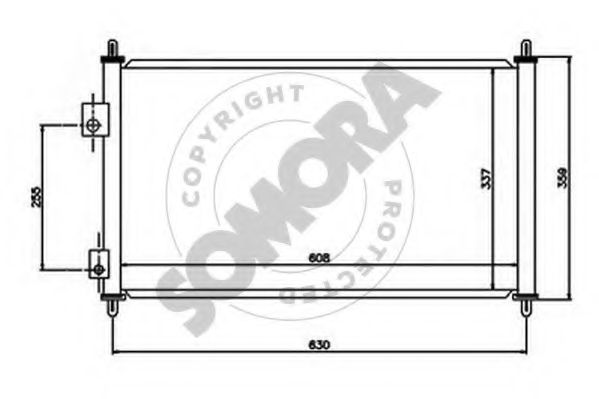 Конденсатор, кондиционер SOMORA 123260