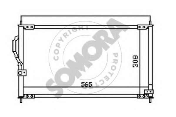 Конденсатор, кондиционер SOMORA 127060