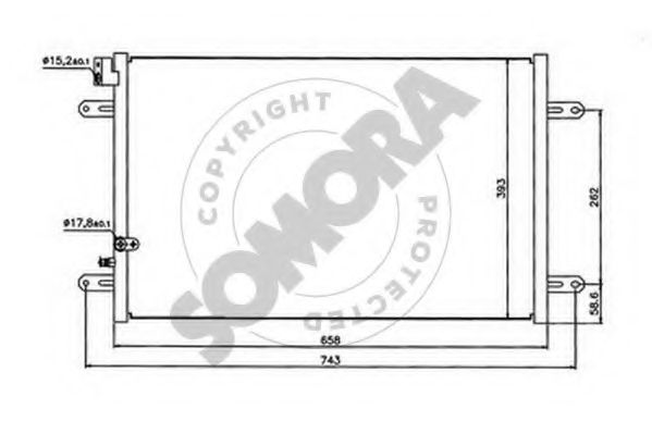 Конденсатор, кондиционер SOMORA 021060A