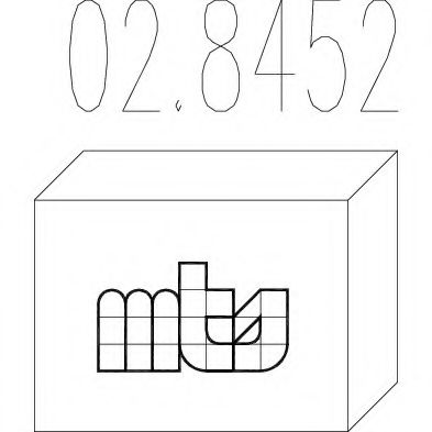 Монтажный комплект, глушитель MTS 028452