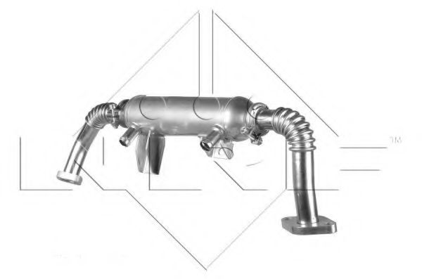 Радиатор, рециркуляция ОГ NRF 48004