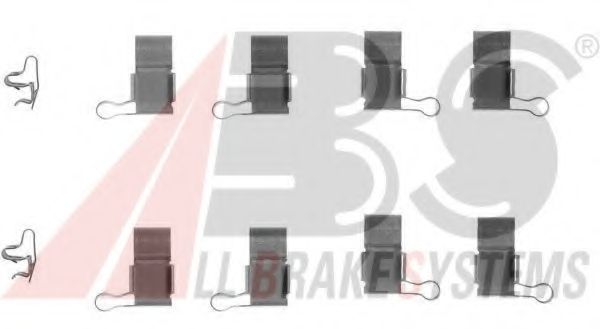 Комплектующие, колодки дискового тормоза CARRAB BRAKE PARTS 1968
